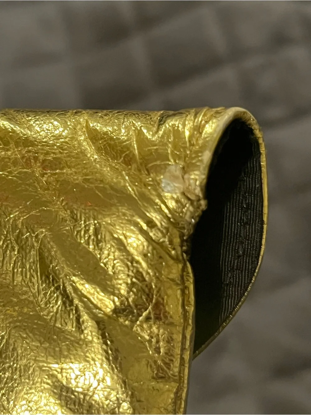 Metallic Gold Envelope Clutch Purse 50s 60s MCM Vintage Dressy Evening Party